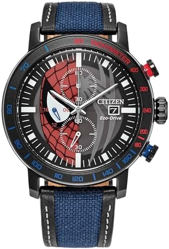 Amazon.com: CITIZEN Men's Eco-Drive Marvel Tony Stark 63 Black Ion